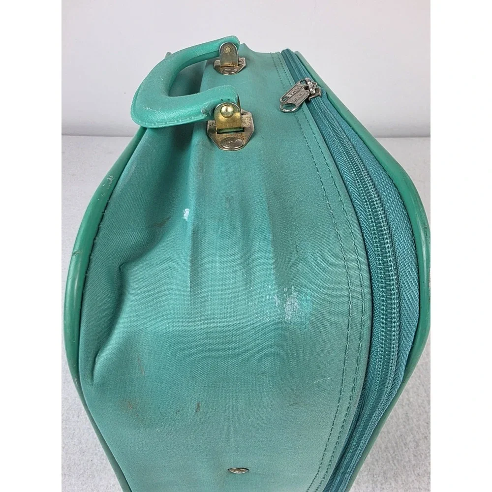 Vintage 1990 Alvin And‎ The Chipmunks Britney Teal Green Mini Suitcase *READ*